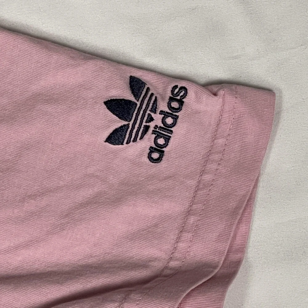 Adidas Shirt Mens 2XL Pink Furry Cartoon Characters Graphic Tee Trefoil HC7128